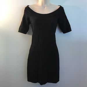 Forever 21 Black Sparkly Bodycon Dress, Small